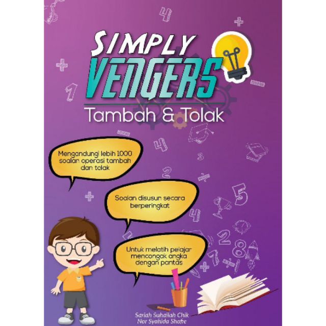[Ready Stock] Buku latihan bijak matematik simply vengers