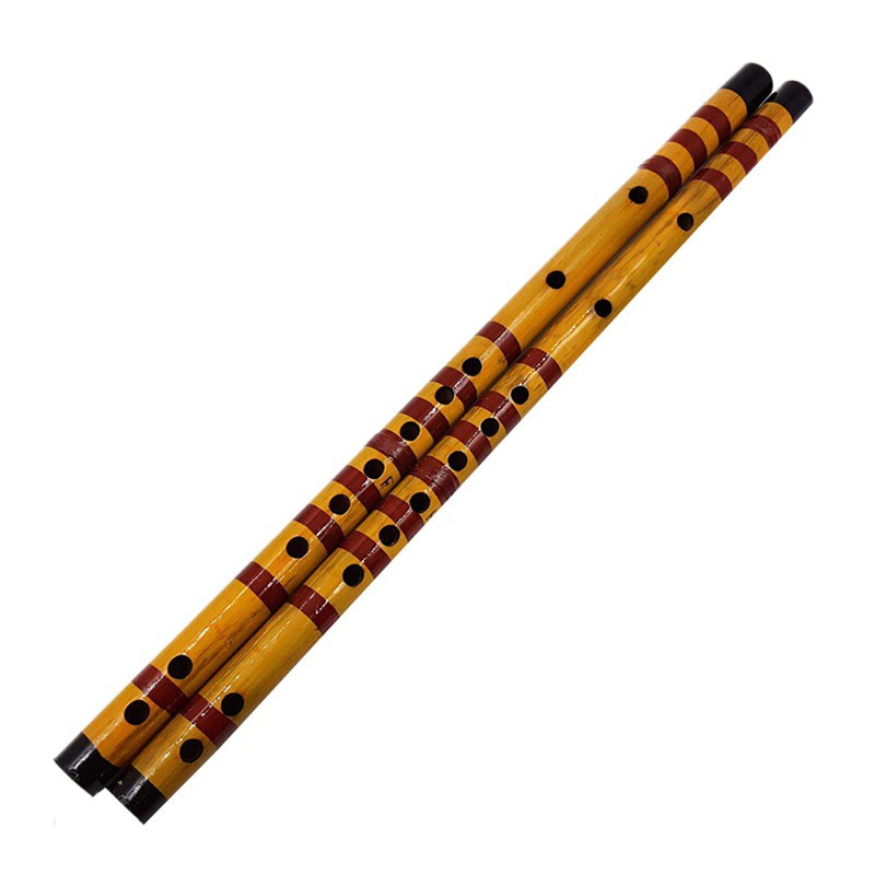 Traditional Indian Brown Handmade Bamboo Flute Wooden ...