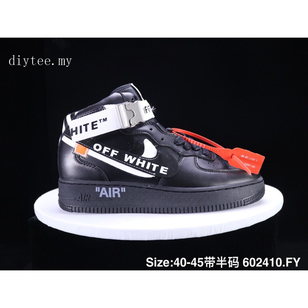off white air force high top
