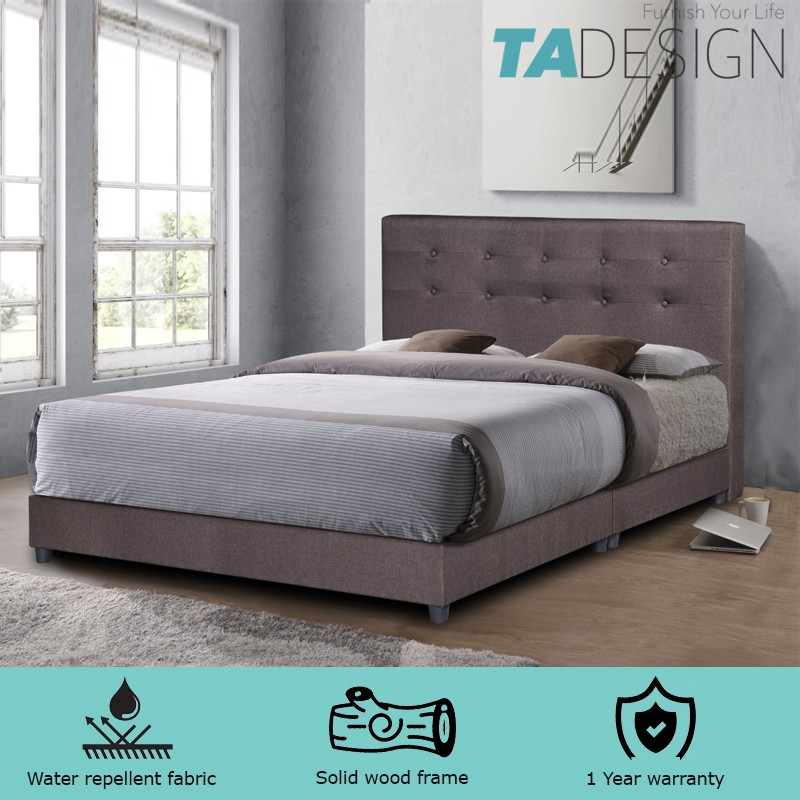 DIVAN water repellent fabric divan King bed frame 9005 King (FABRIC MATERIAL) full set bed frame