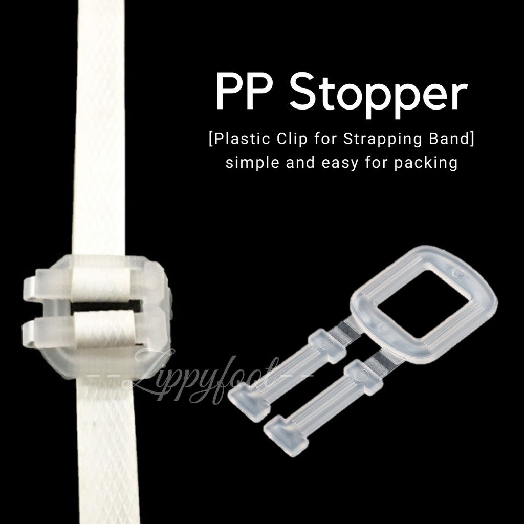 PP Stopper Packing using Plastic String Band Packaging Plastic Clip