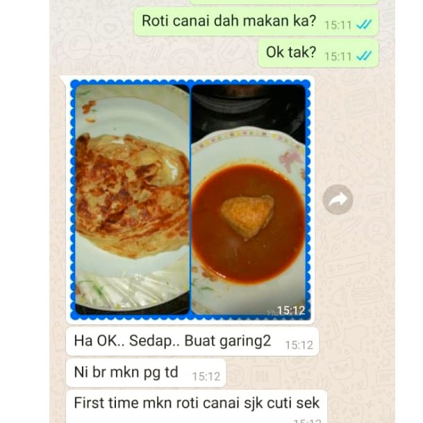 Roti Canai Segera Frozen Cikgu Sally Homemade Shopee Malaysia