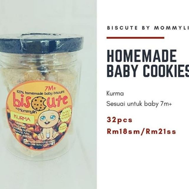 Homemade baby cookies - BisCute Kurma