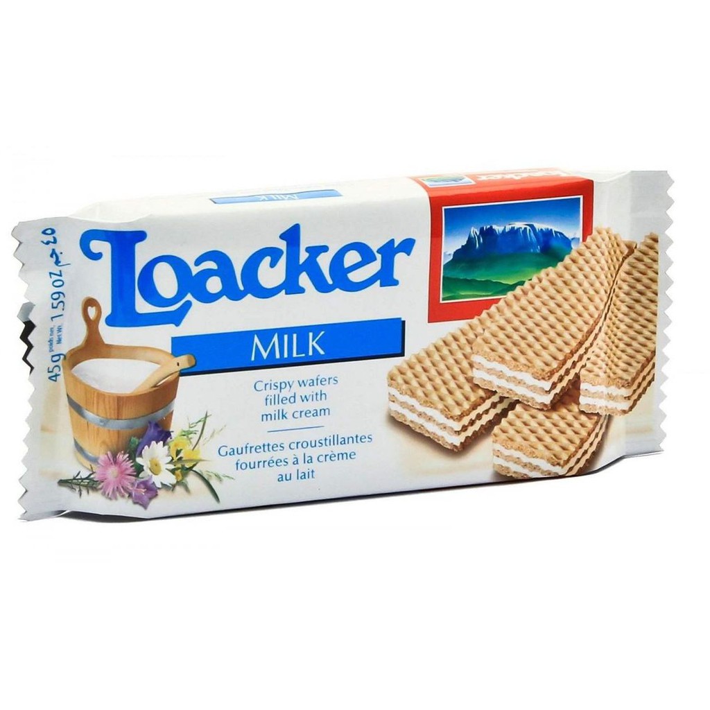 Loacker Classic Waffer 45g x 12pcs (Absorted Flavor) Shopee Malaysia