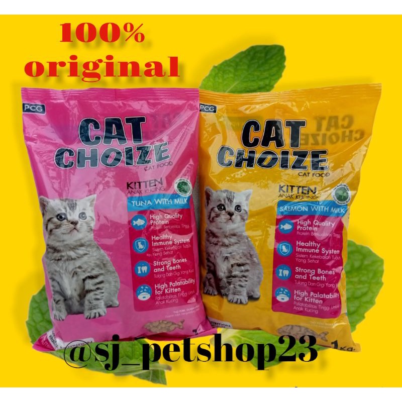 Cat CHOIZE KITTEN CAT Food 1kg Pack Shopee Malaysia