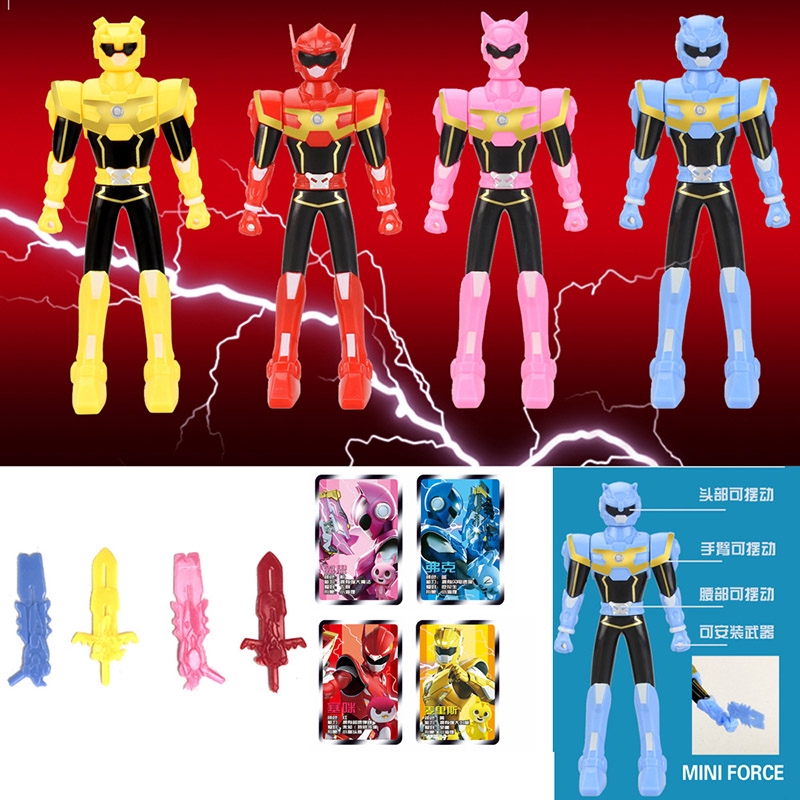 8pcs Set New Miniforce Toys Set Mini Force Action Figure Kids Toy Gift Shopee Malaysia