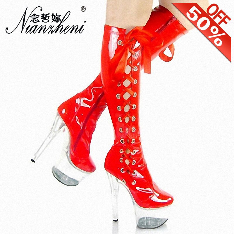 narrow thigh high boots