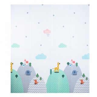 Autumnz - PE Foldable Baby Playmat (Size L: 200cm x 180cm x 1cm) *Jungle Safari / Alphabets*