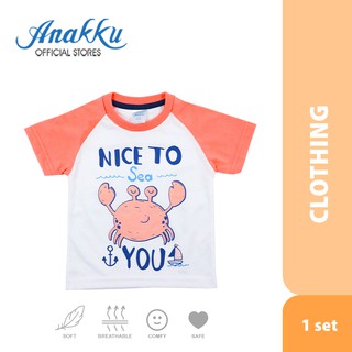 Anakku Baby Boys Clothing Set Baju Bayi Lelaki  Short 