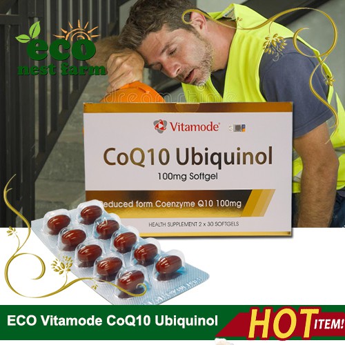 COQ10 Supplement VITAMODE UBIQUINOL 100MG SOFTGEL 3 x 10 Shopee Malaysia