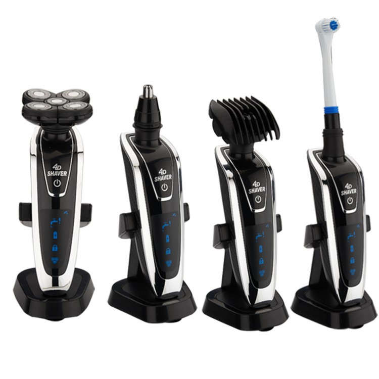 Broadcare 4in1 Men 4D floating Rotary Electric Shaver Shopee Malaysia