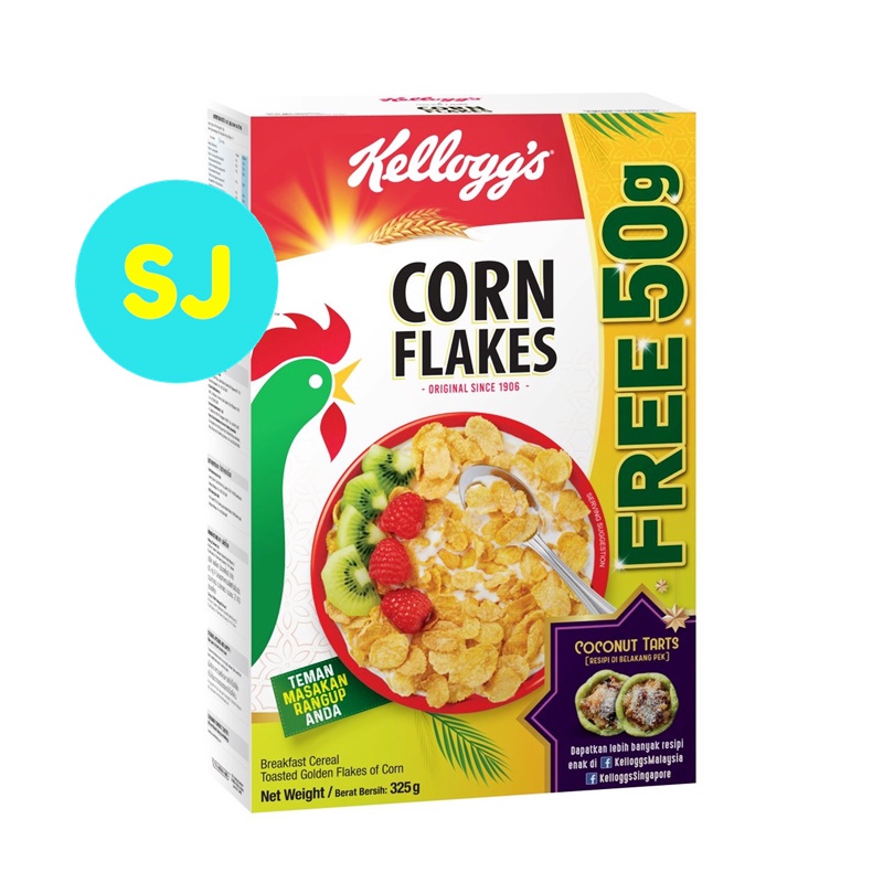 Kellogg's Corn Flakes 275g Free 50g (Expiry 14 Jan 2023) Shopee Malaysia