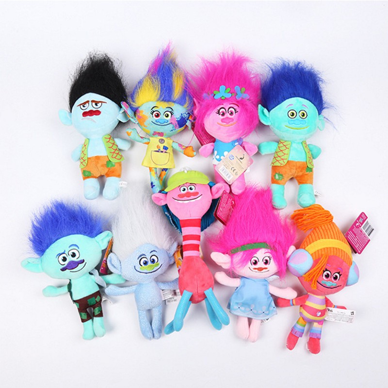 New Movie Troll Plush Toys,Soft toys,9 Different Characters Available!Official 