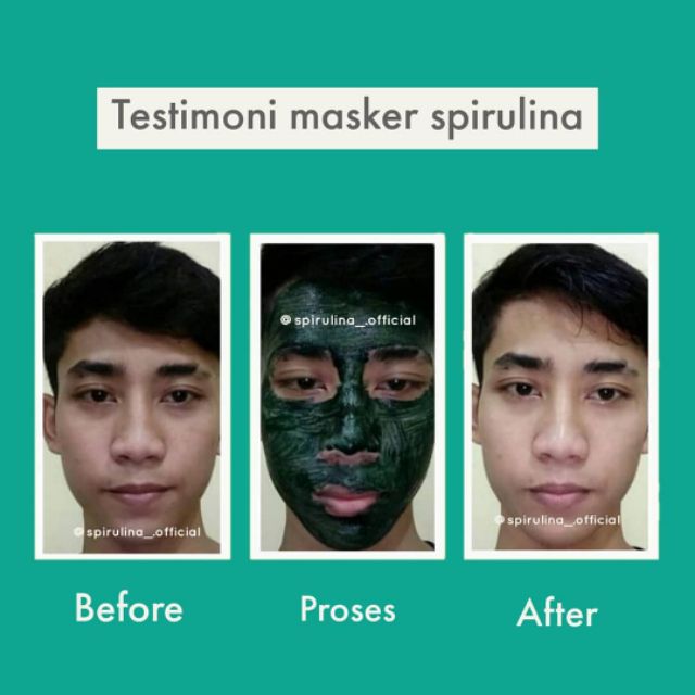 Vervorming Arrangement bruiloft Masker Spirulina original 100% | Shopee Malaysia