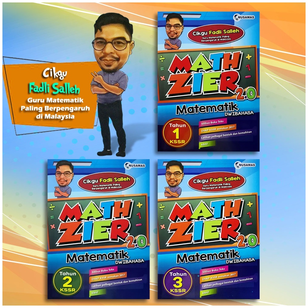 [2021] Cikgu Fadli Salleh MATHZIER 2.0 Matematik Dwibahasa KSSR Tahun 1 ...