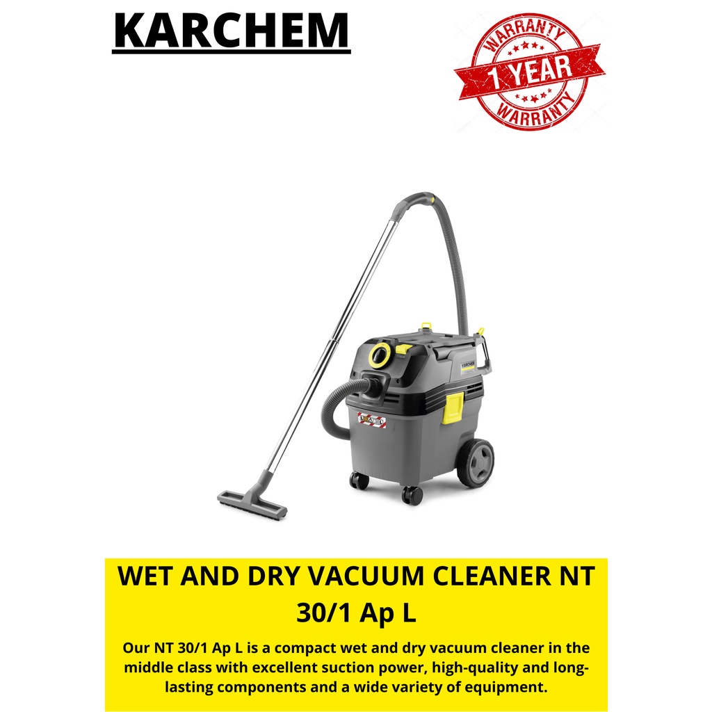 WET AND DRY VACUUM CLEANER NT 30/1 Ap L | Shopee Malaysia