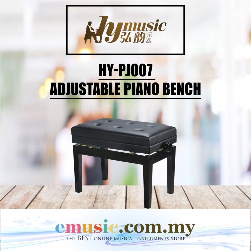 Adjustable Piano Bench Single Seater With Deposit Box Shopee