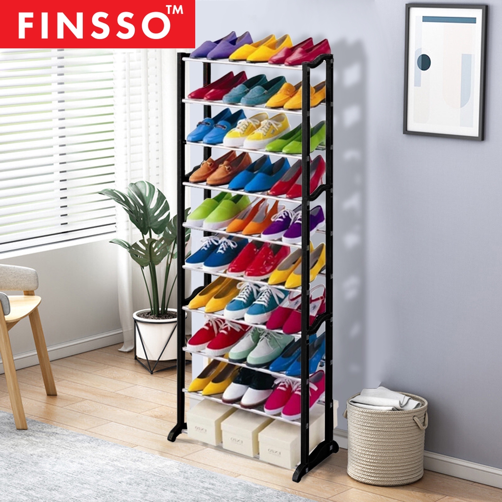 FINSSO: Colossal 10 - Layered Amazing Shoe Rack