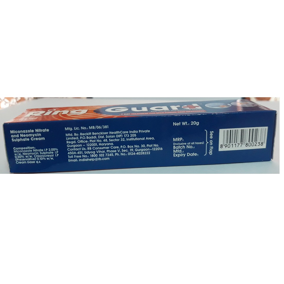 Ring Guard Plus Anti Fungal Cream Tube Of 12 G Medanand