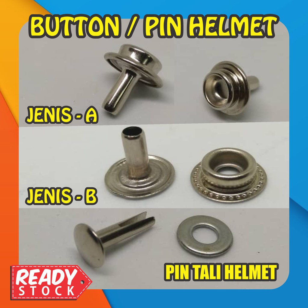 Button Helmet / Pin Tali Helmet for UNIVERSAL MS88 / BELL MALAYA / MAZURA / HELMET VINTAGE / DLL | MIMEMPAYAR