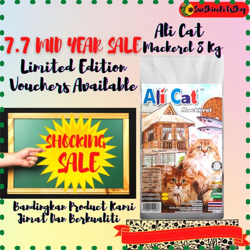 Makanan Kucing 8kg (Mackerel) Shopee Malaysia