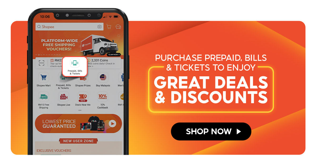 Pay Postpaid, Water, Astro Bills Online On Shopee Malaysia 2023