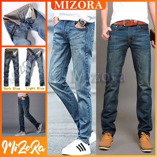[READY STOCK] Men Jeans Denim Long Pants Seluar Panjang Casual Plus Size Pant RS022