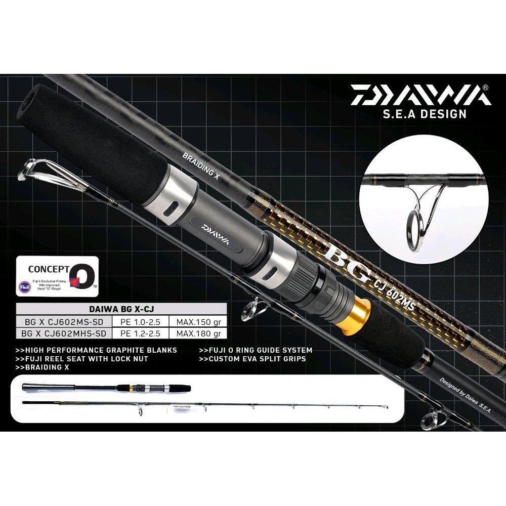 Daiwa Rod Daiwa 18 Bg X Cj Butt Joint Comfort Jigging Rod Free Daiwa Rod Grip Shopee Malaysia