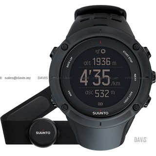 Suunto 5 All Black Suss050299000 Compact Gps Sports Watch With Great Battery Life Shopee Malaysia