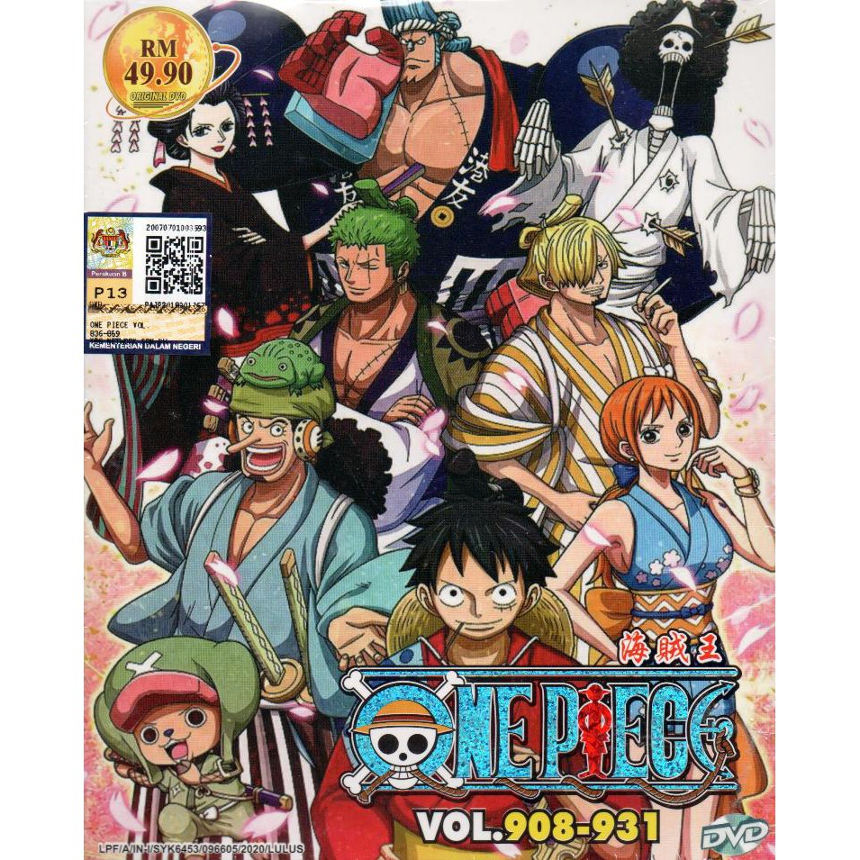 Anime Dvd One Piece Box 29 Vol 908 931 Shopee Malaysia