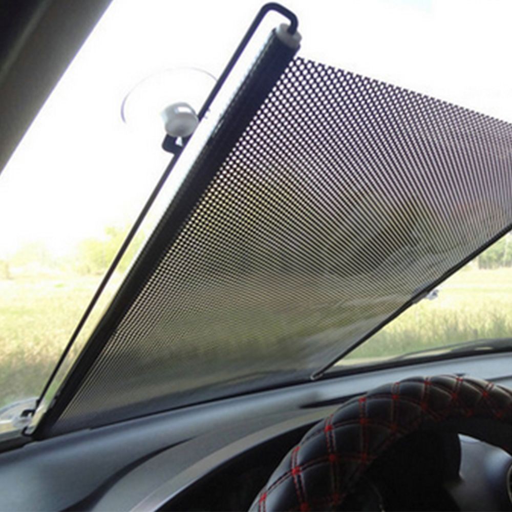 Retractable Roller Sunshade Car Window Sun Shade For Baby Car Window Roller Shade Sun Block Heat