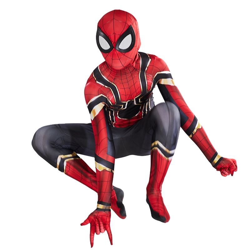 Kids Adult Spider-Man Homecoming Iron Spiderman Suit Superhero Costume  Cosplay Jumpsuit | Shopee Malaysia