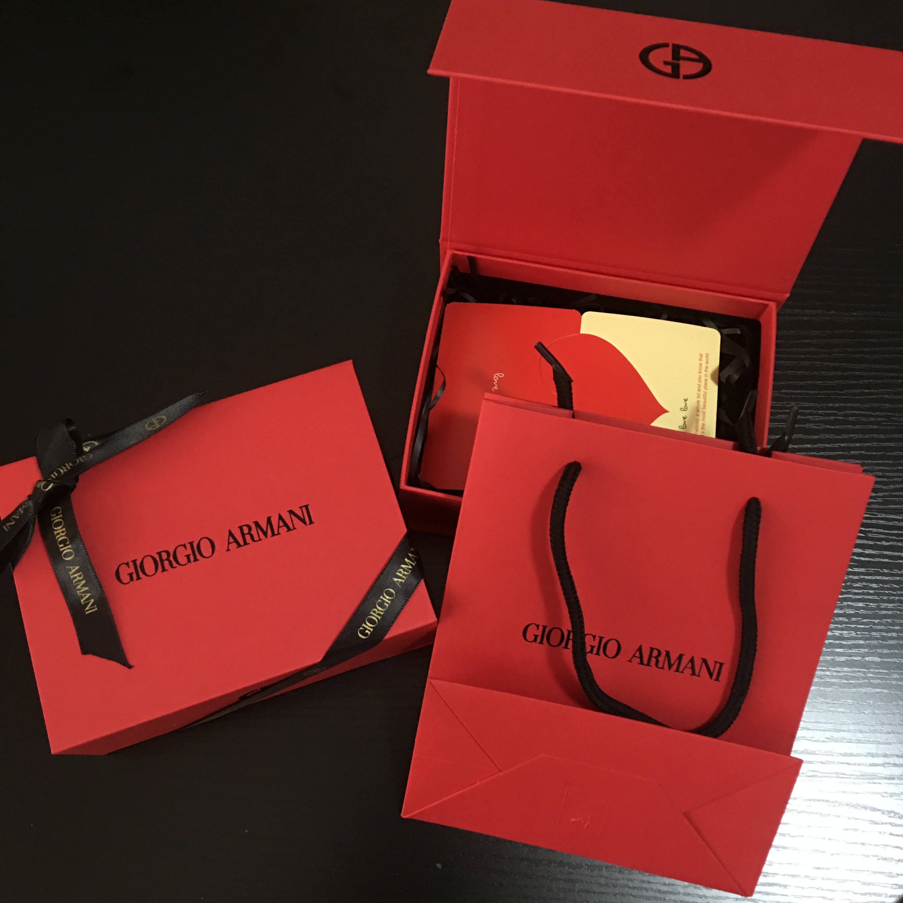 armani gift bag
