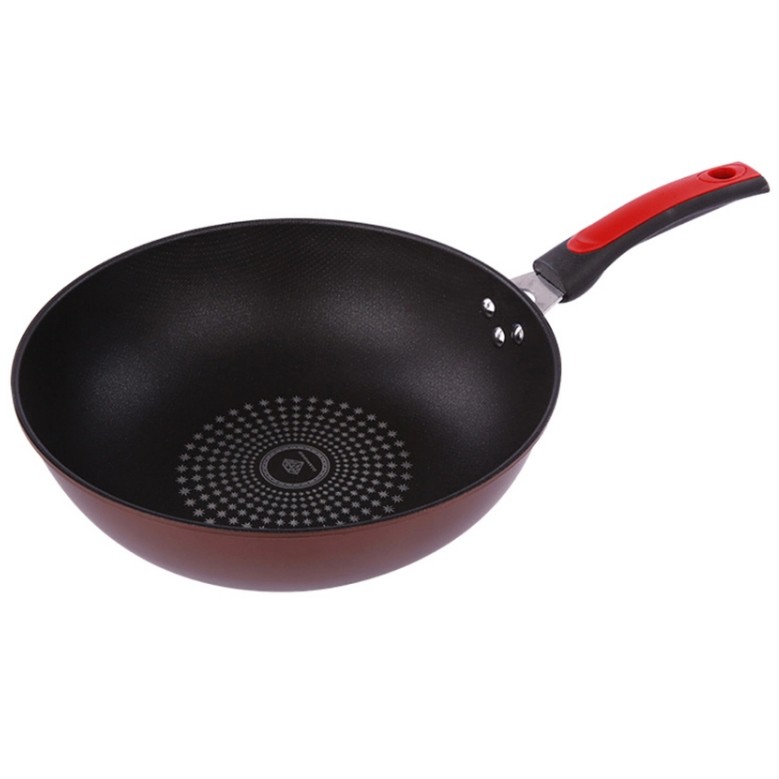 Lachef High Quality NonStick Star Frying Cooking Wok Pan (32cm