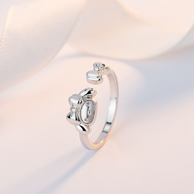 Year-end gift Kuromi Women's Ring Sterling 925 Silver reviewthaitravel.com