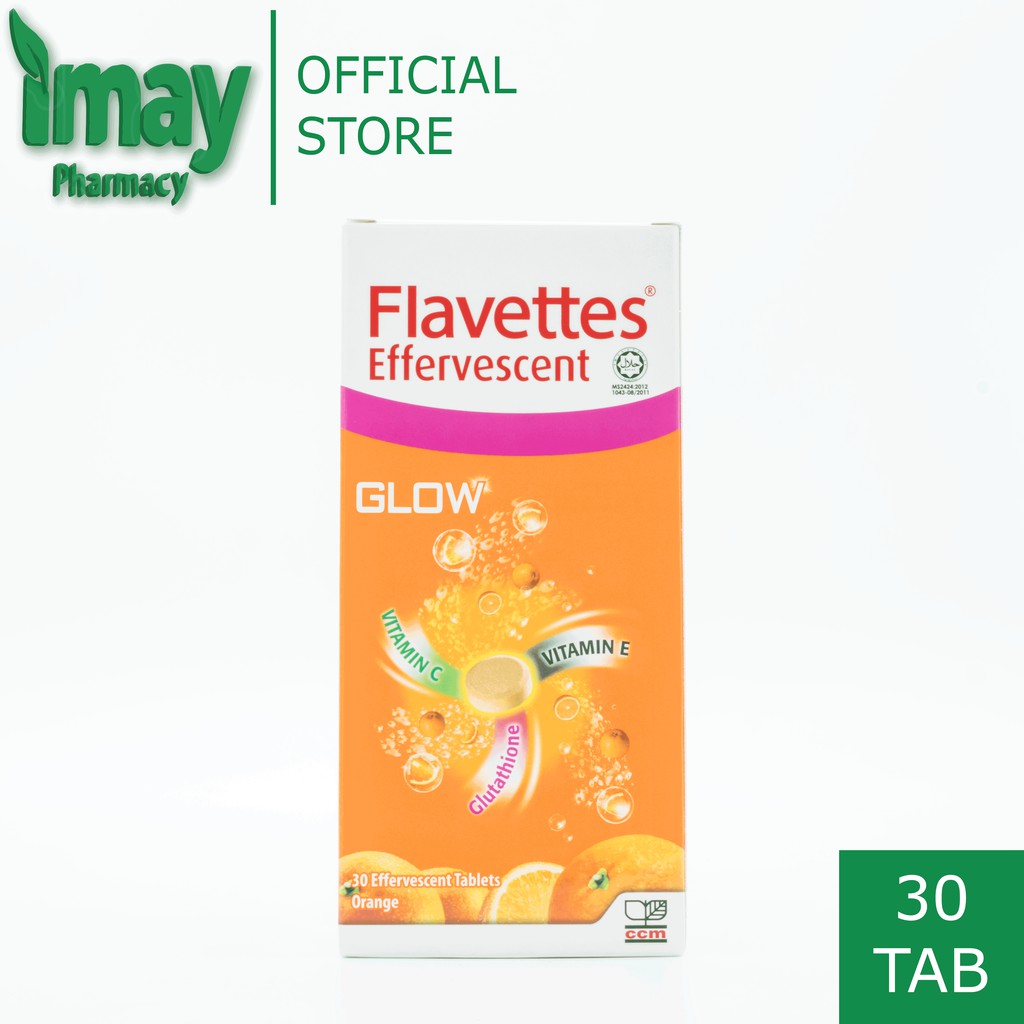 FLAVETTES EFFERVESCENT GLOW- 30'S | Shopee Malaysia