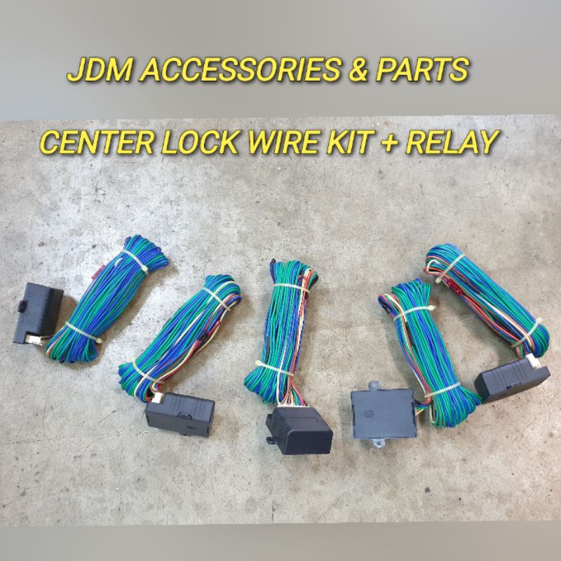 Center Lock Wire Kit with Relay Shopee Malaysia