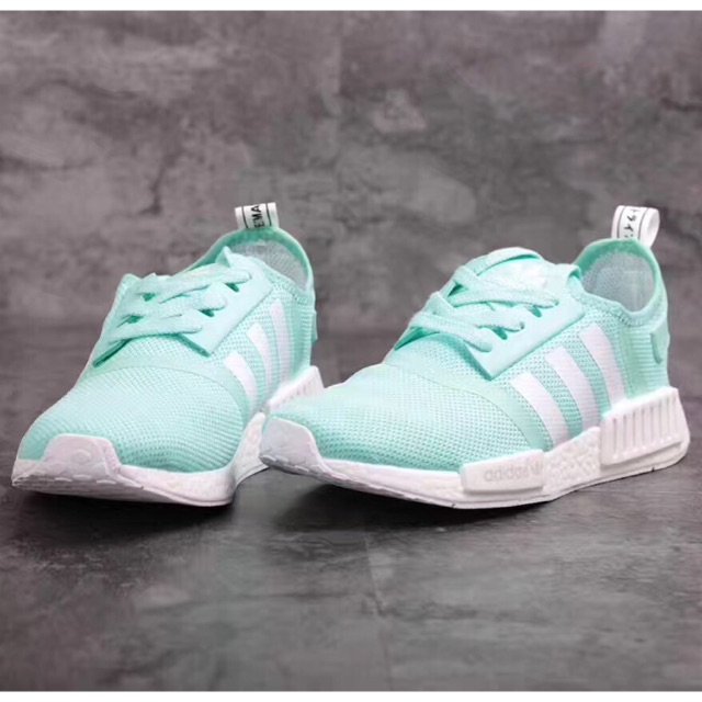 Adidas Tiffany Green Nmd mint green sneakers shoes | Shopee Malaysia