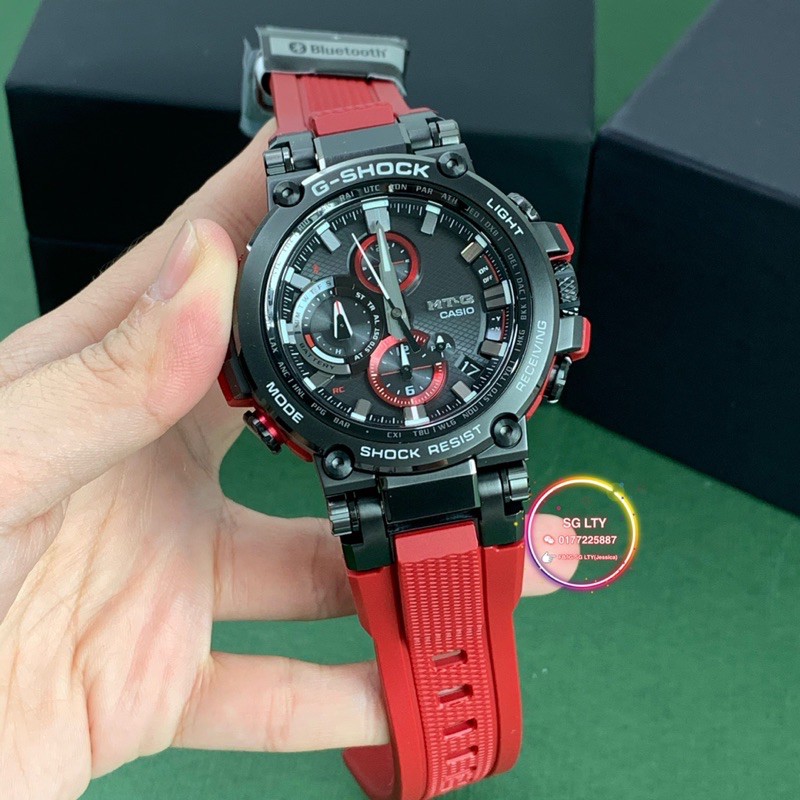 Japan Set 100 Original Casio G Shock Mtg B1000b 1a4jr Red Ready Stock Shopee Malaysia