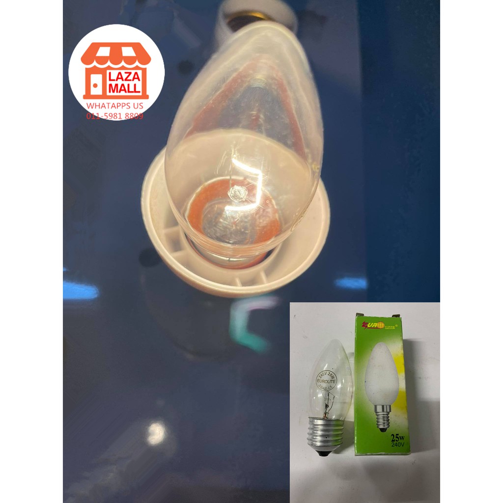 25w E27 Pusing Kepala Bulb Mentol Lampu Kecil Dimmer Candle Bulb Lamp Decoration Untuk Lampu Hiasan Cantik 转灯 蜡烛灯型 普通灯