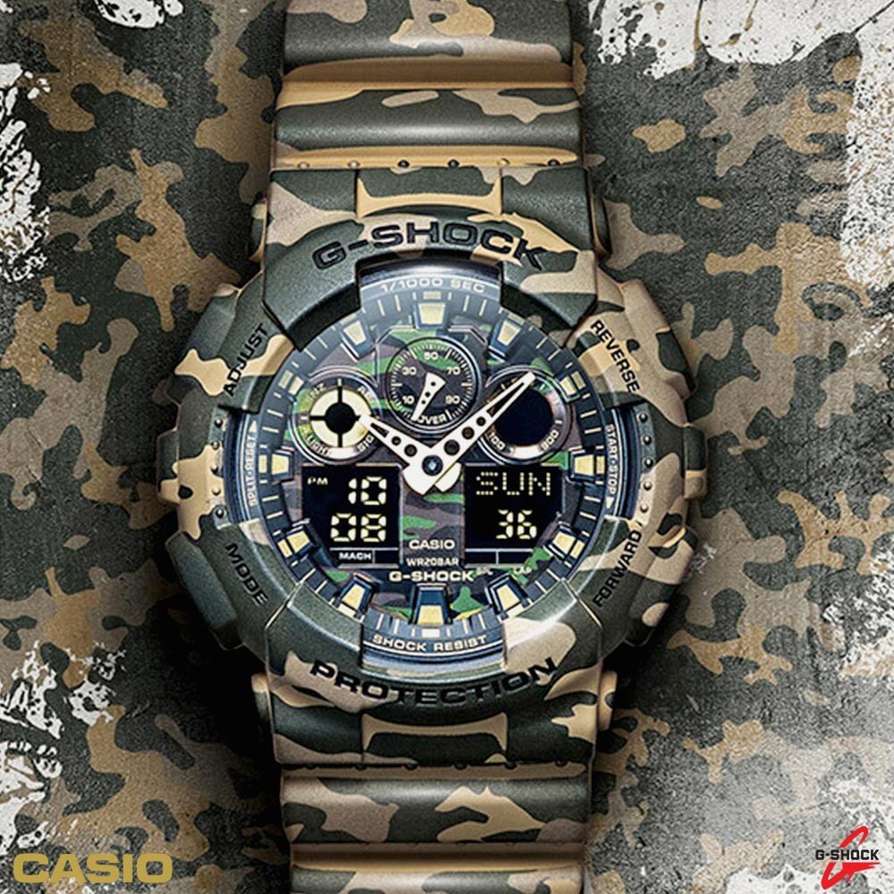 g shock camouflage watch