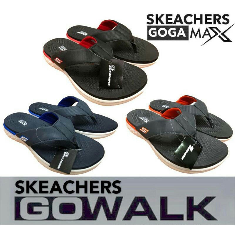 skechers goga max slippers