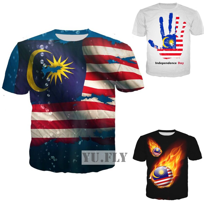 malaysia flag - T-shirts & Singlets Prices and Promotions - Men 