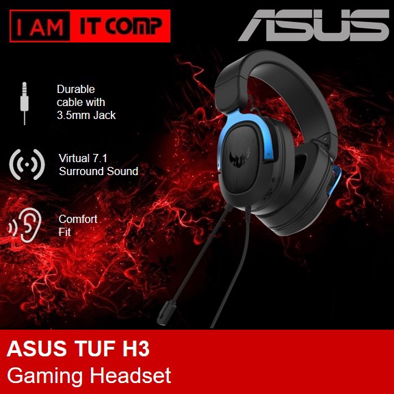 asus tuf gaming h3 red 7.1
