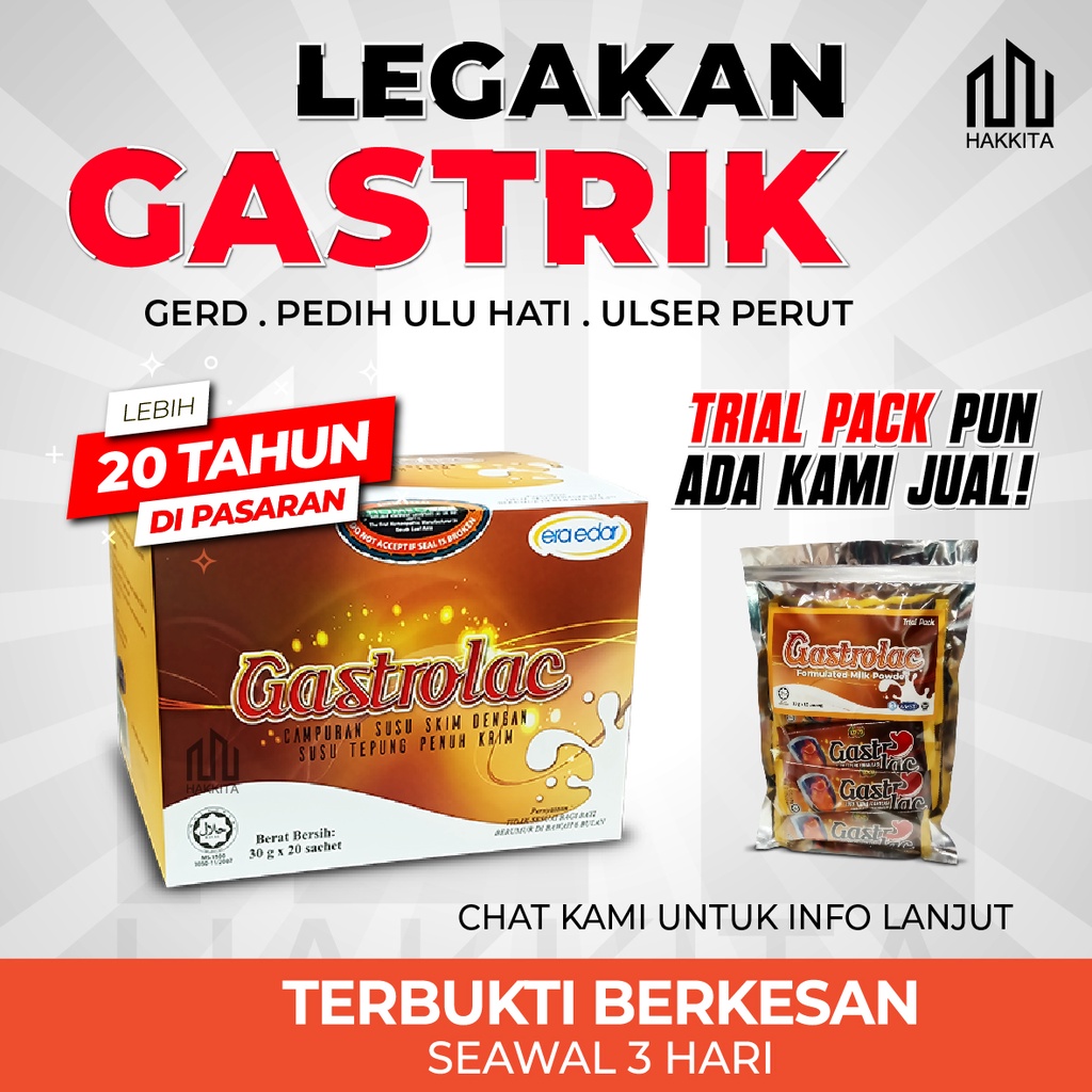 Susu Gastrik Gastrolac Milk Ubat Penawar Untuk Gastric Perisai Perut