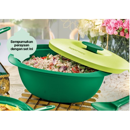 Tupperware Emerald Rice Server (1) 3.0L