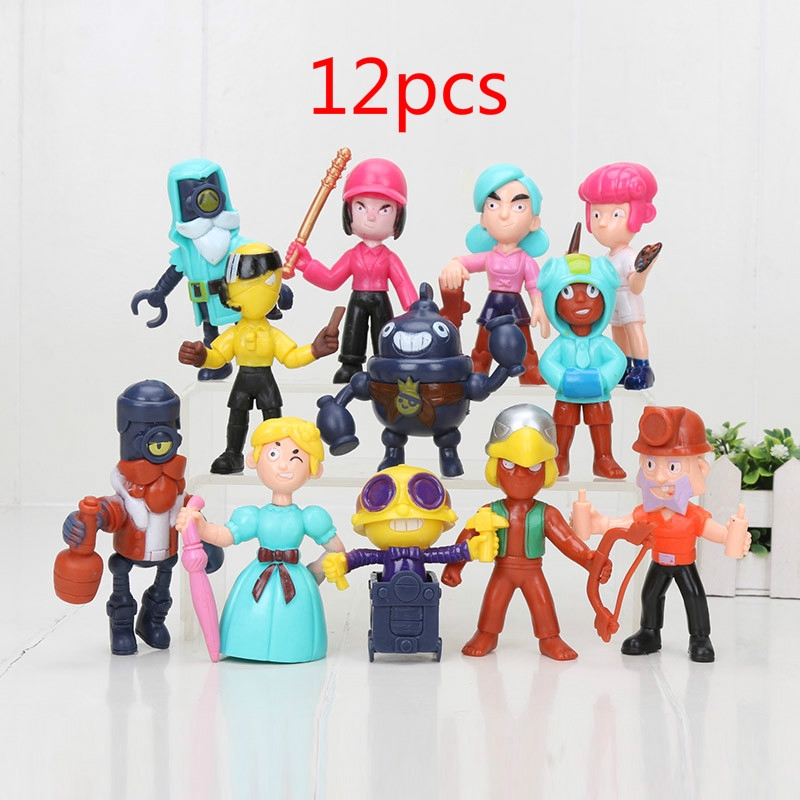 Brawl Stars Action Figure Toys Shelly Colt Jessie Brawl Stars Acrylic Model Toys For Boy Girl Christmas Gift Shopee Malaysia