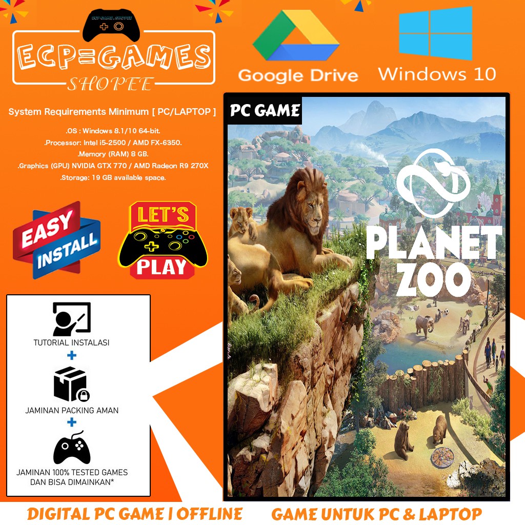 Zoo [PC DIGITAL DOWNLOAD] [OFFLINE] [GOOGLEDRIVE] 动物园之星