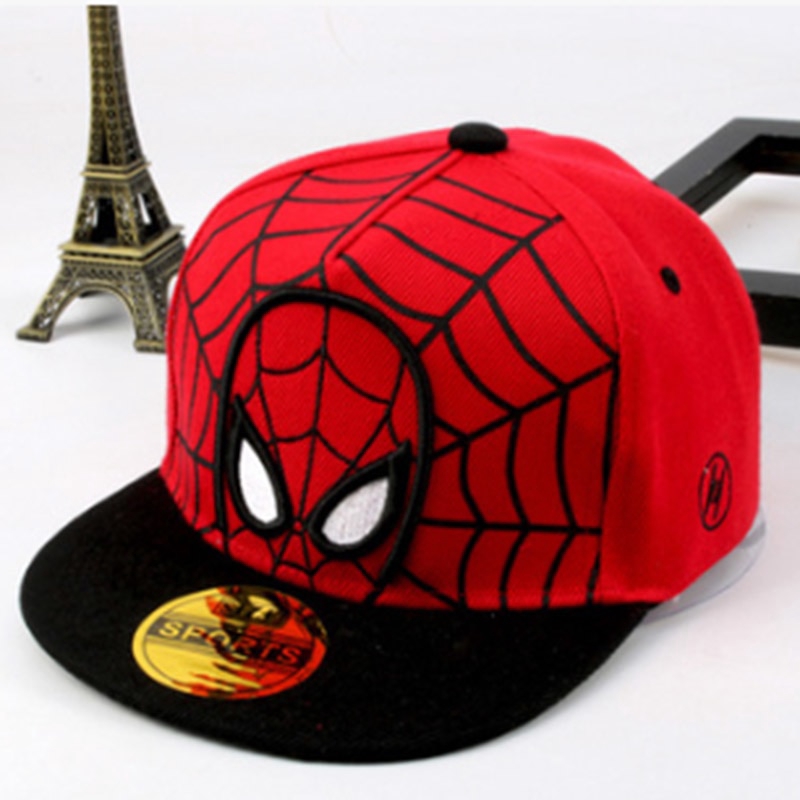 New Child Hat Embroidery Baseball Cap Spiderman Kids Cap Boy Girl Hip Hop  Hat | Shopee Malaysia