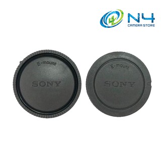 Camera Body Cap and Rear Lens Cap Cover Set for Canon Nikon Sony Fujifilm